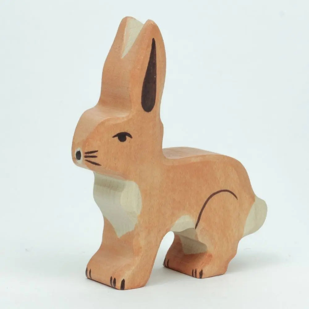 Holztiger Hare With Upright Ears wooden toy