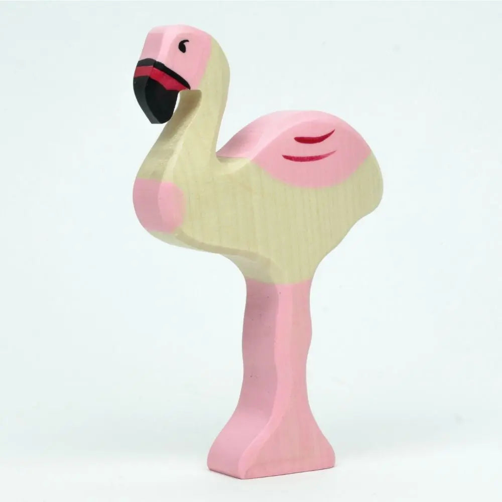 Holztiger flamingo wooden toy