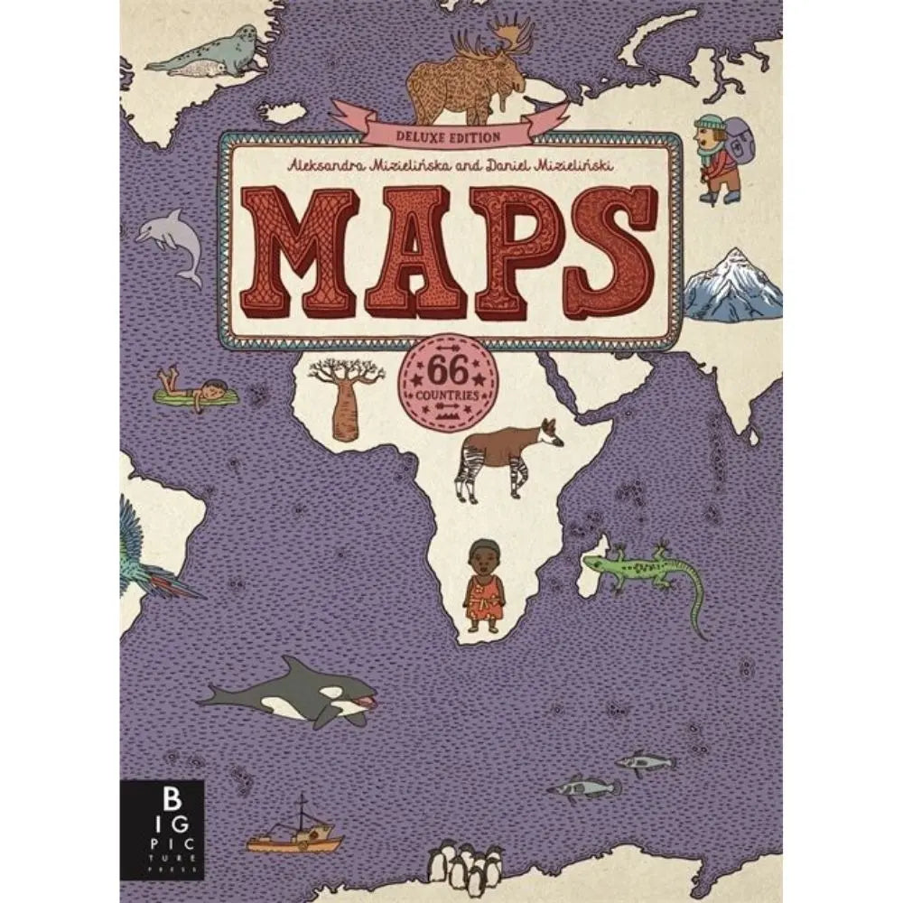 【希少】 Maps deluxe edition 英語版 Maps: Deluxe Edition by Aleksandra Mizielińska | Goodreads