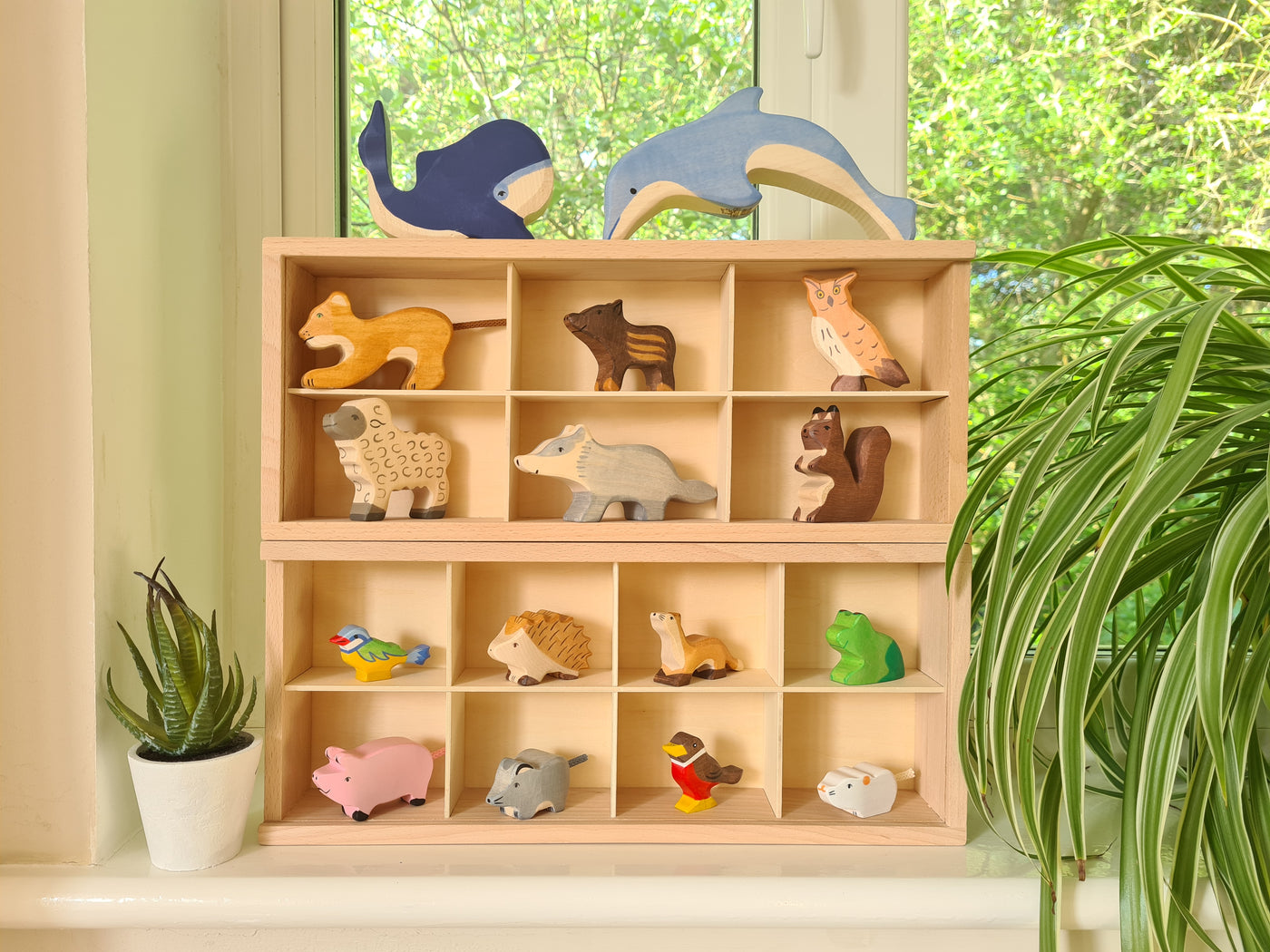 Wooden animal toys