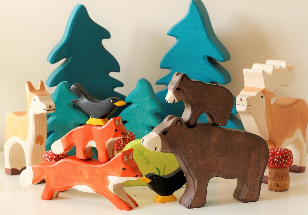 Holztiger wooden animal toys for children