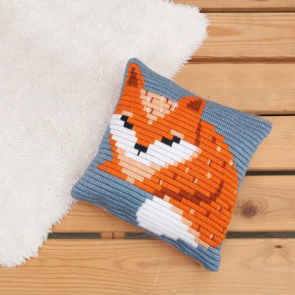 Sozo Pillow Needlepoint Kit - Fox