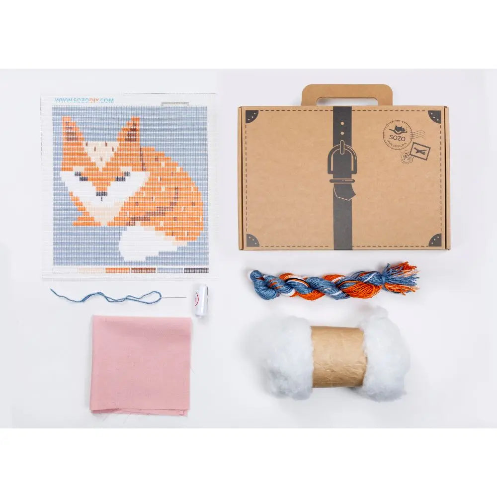 Sozo Pillow Needlepoint Kit - Fox