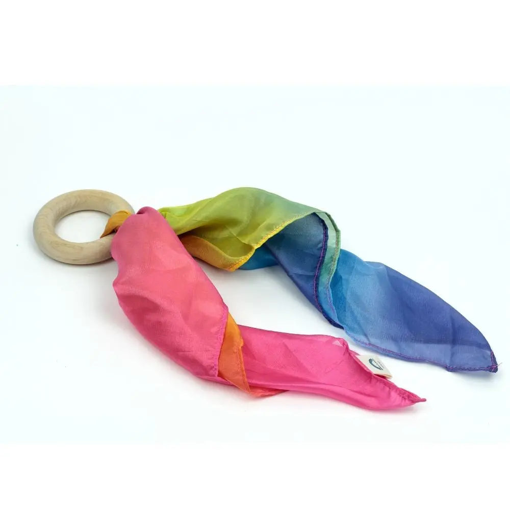 Sarah's Silks Rainbow Teether