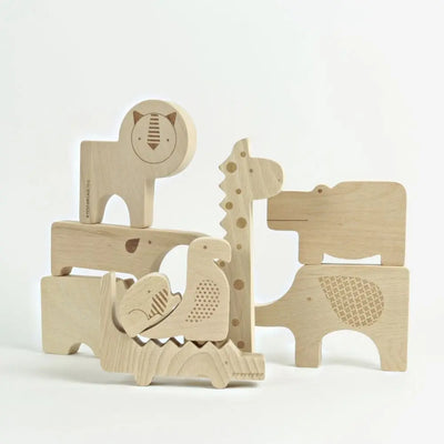 Safari Jungle Wooden Puzzle and Play