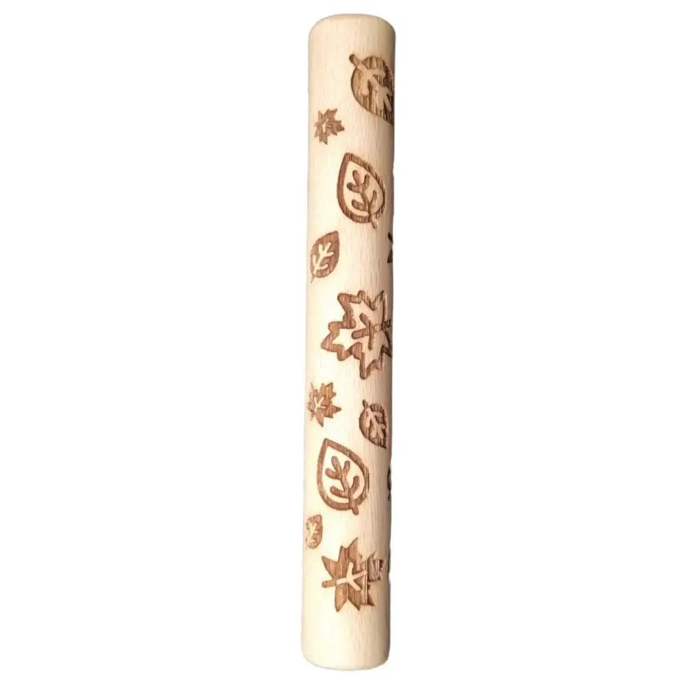 Leaves Wooden Roller