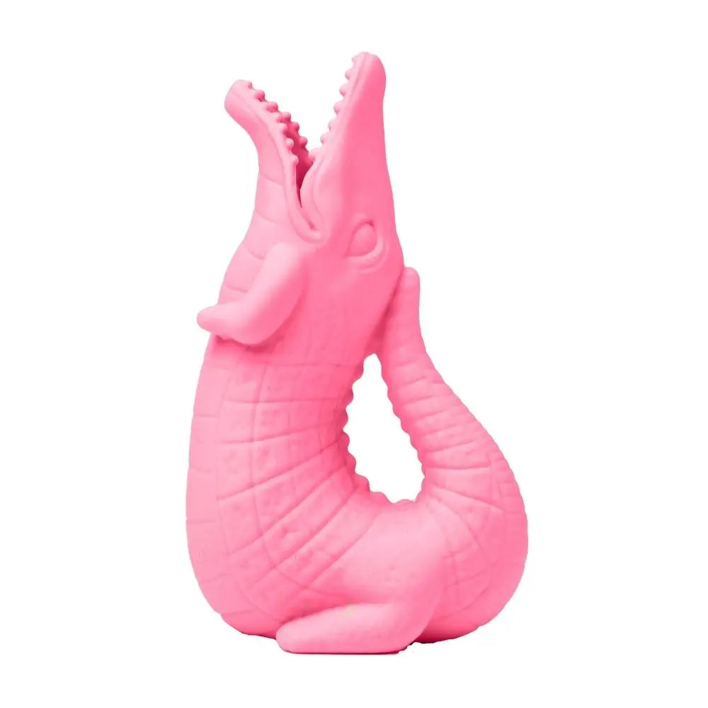 Scrunch Crocodile - Flamingo Pink