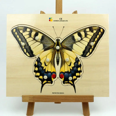 Wooden Peg Puzzle - Butterfly