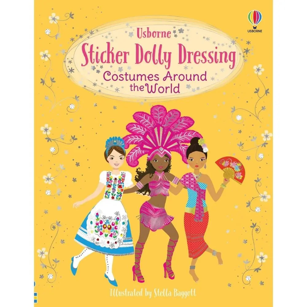 Usborne Sticker Dolly Dressing Costumes Around the World