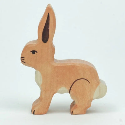Holztiger Hare With Upright Ears wooden toy