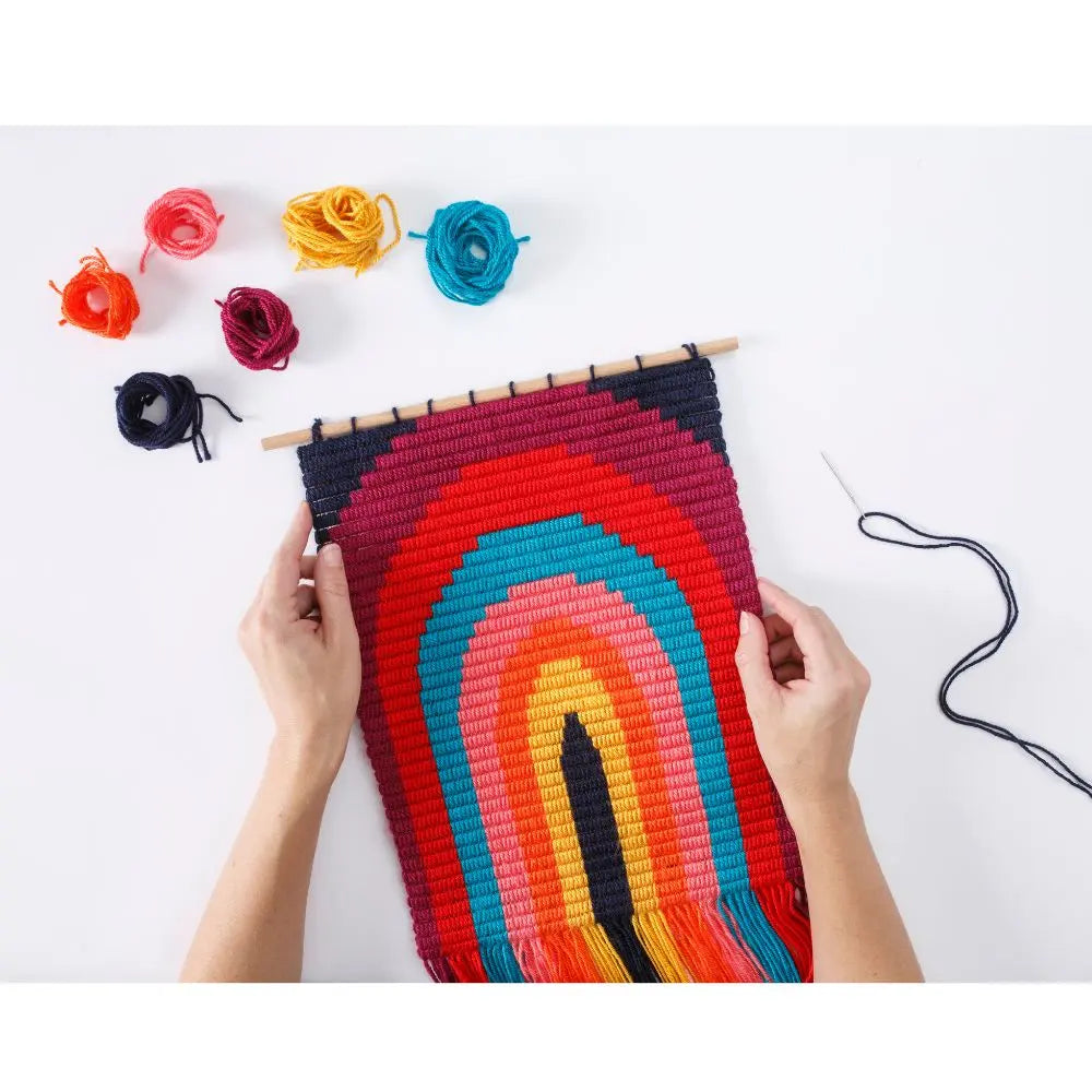 Wall Art Embroidery Kit - Rainbow