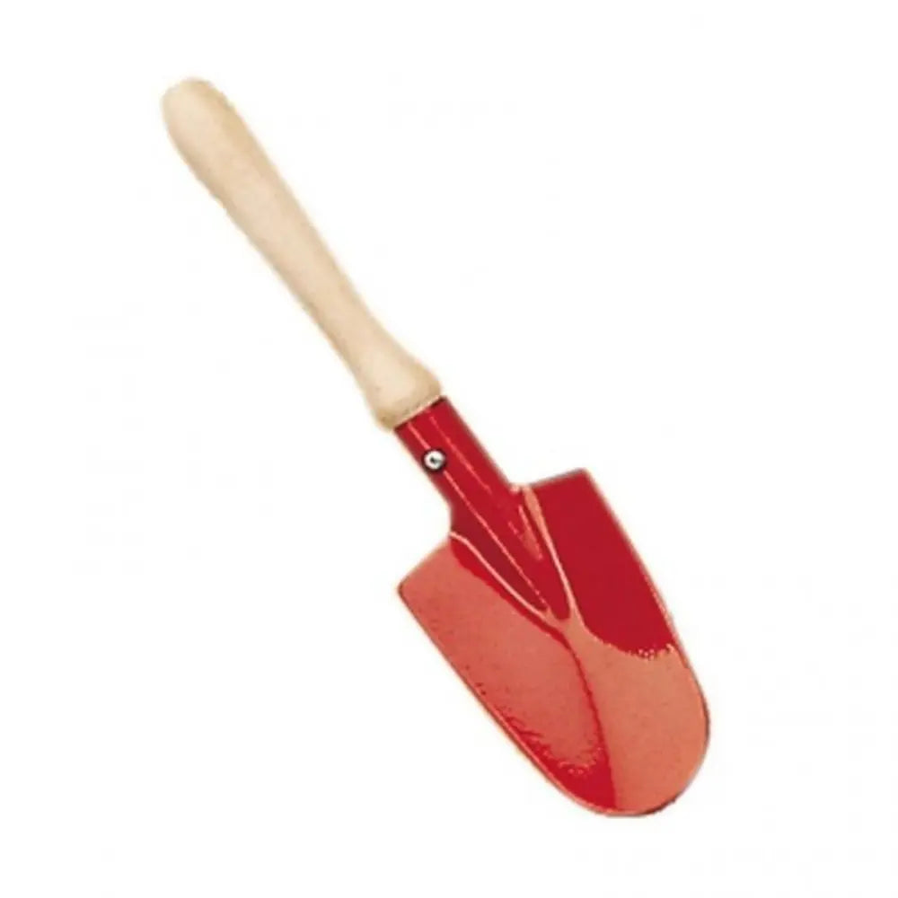 Glückskäfer Round metal  Shovel for children- Red, 22 cm
