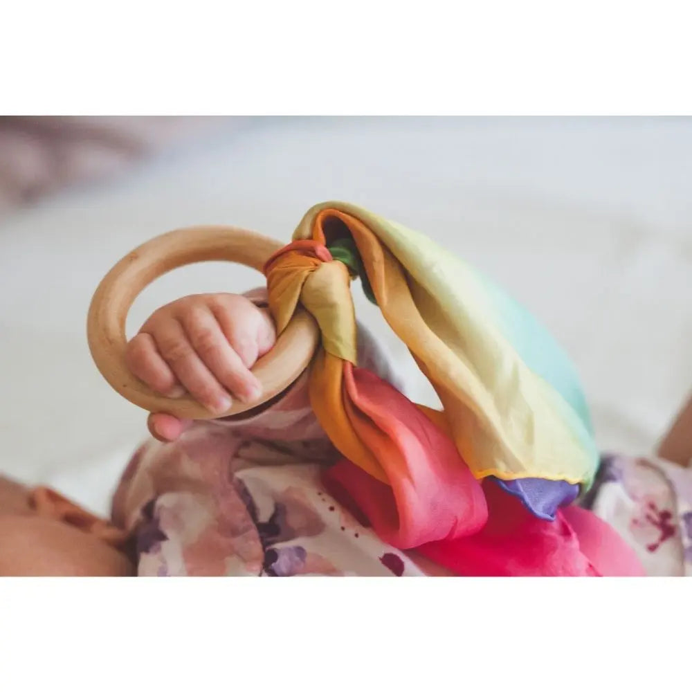 Sarah's Silks Rainbow Teether