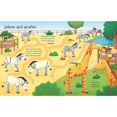 Usborne Wipe-Clean Zoo Activities