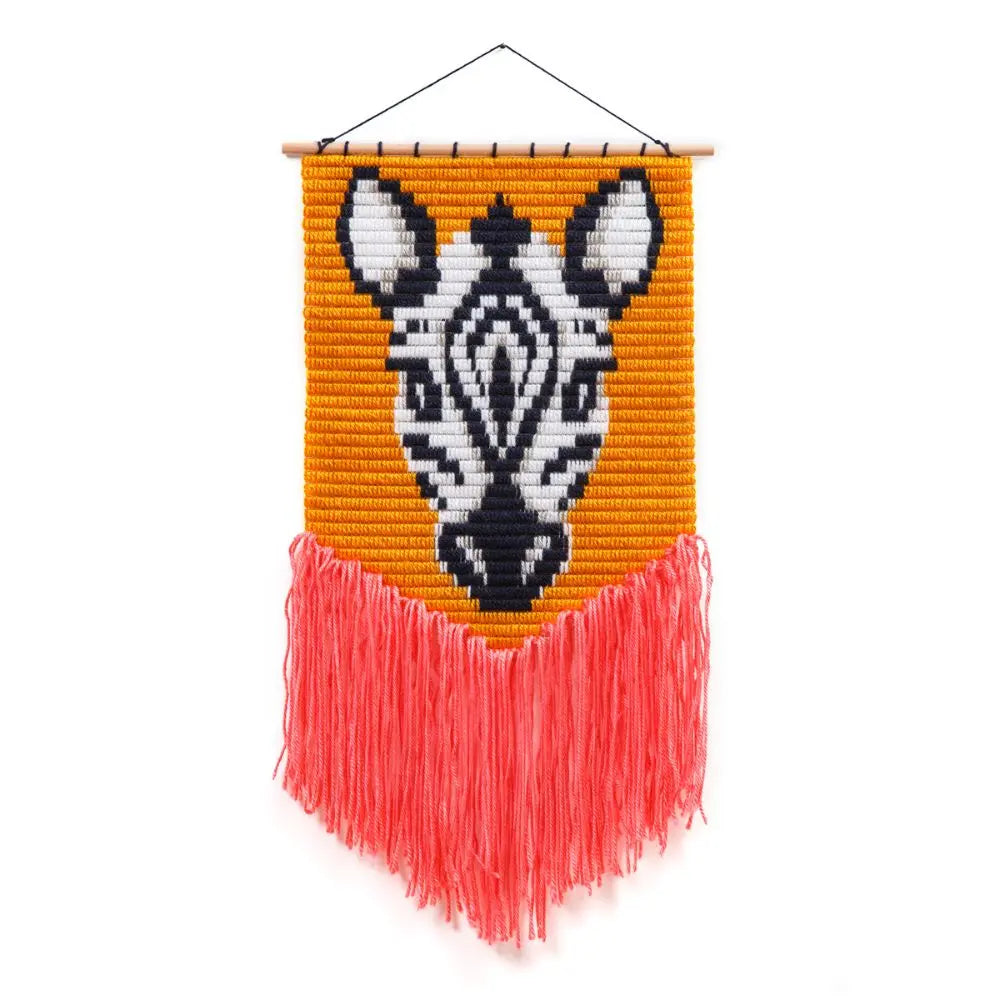 Sozo Wall Art Embroidery Kit - Zebra