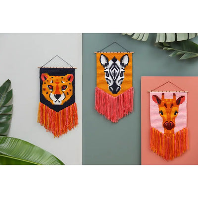 Sozo Wall Art Embroidery Kit - Zebra
