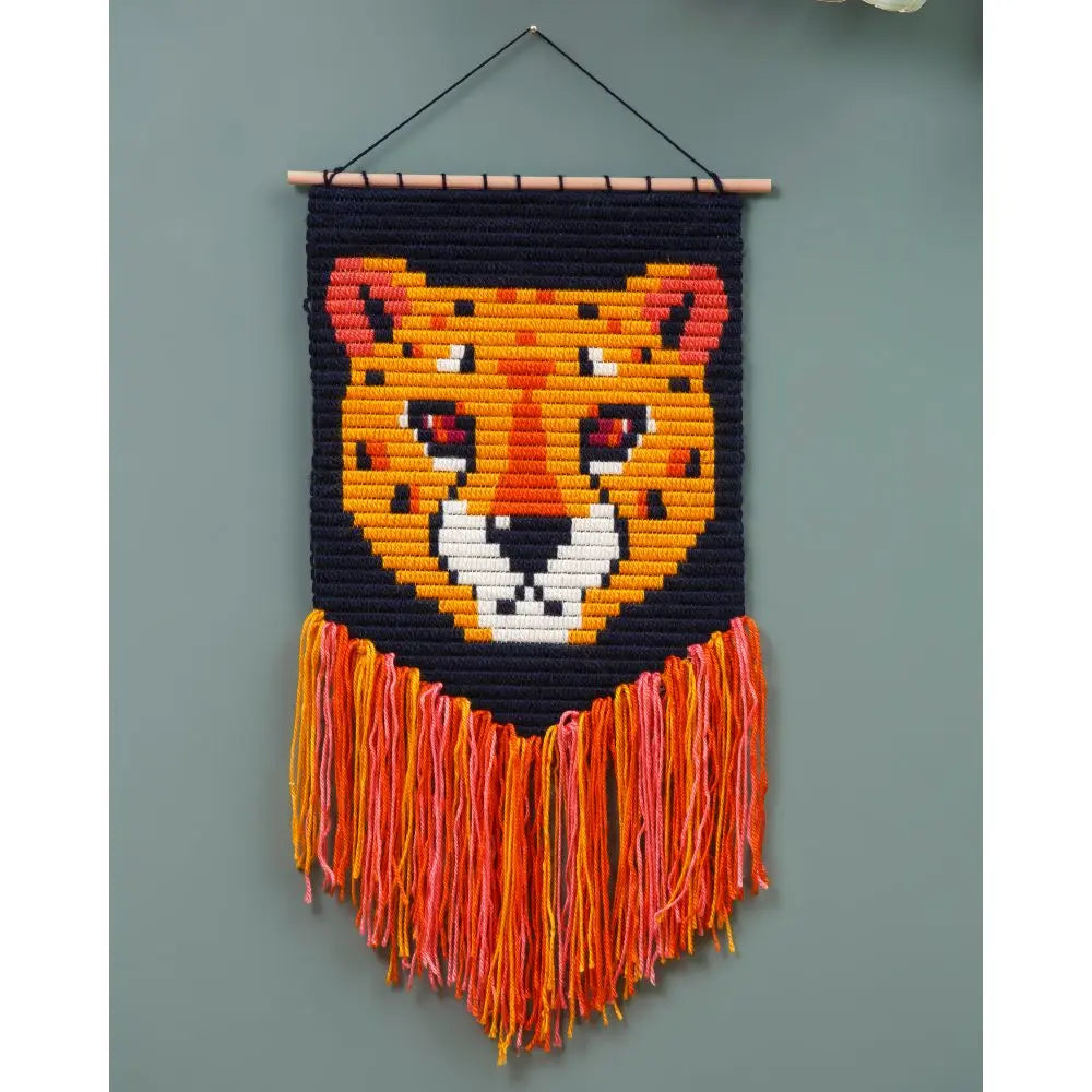Wall Art Embroidery Kit - Cheetah
