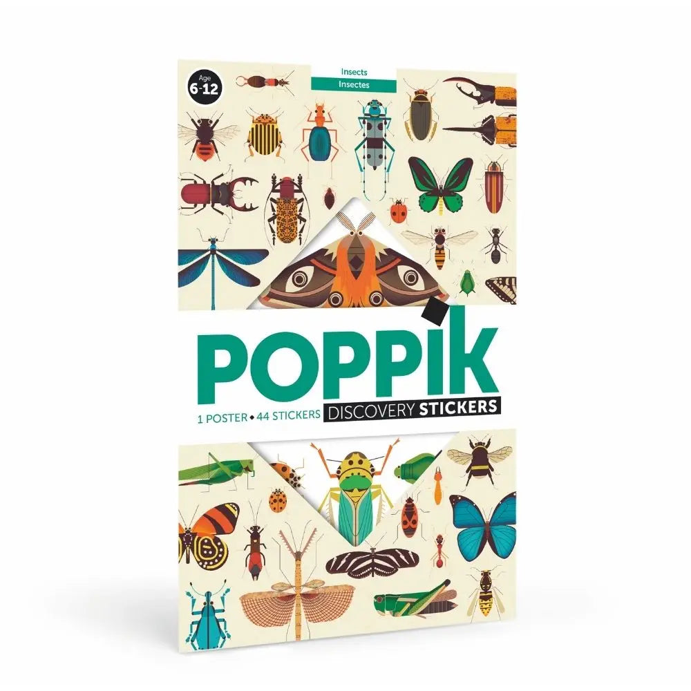 Poppik Discovery Sticker Poster - Insects