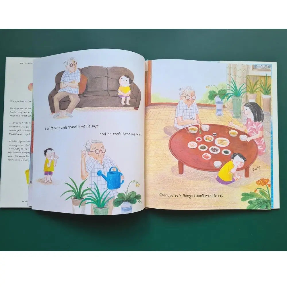 Grandpa Across the Ocean book for children