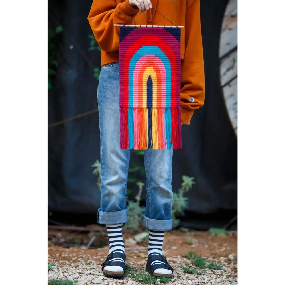 Wall Art Embroidery Kit - Rainbow
