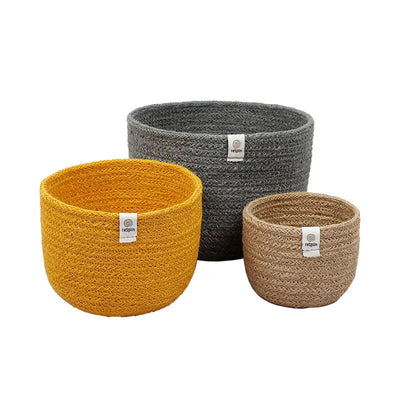 Respiin Tall Jute basket set 