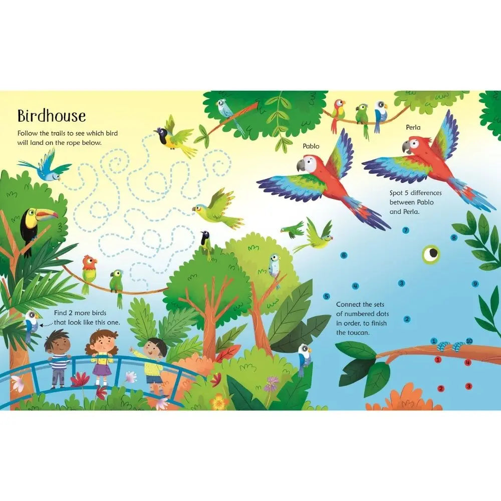 Usborne Wipe-Clean Zoo Activities