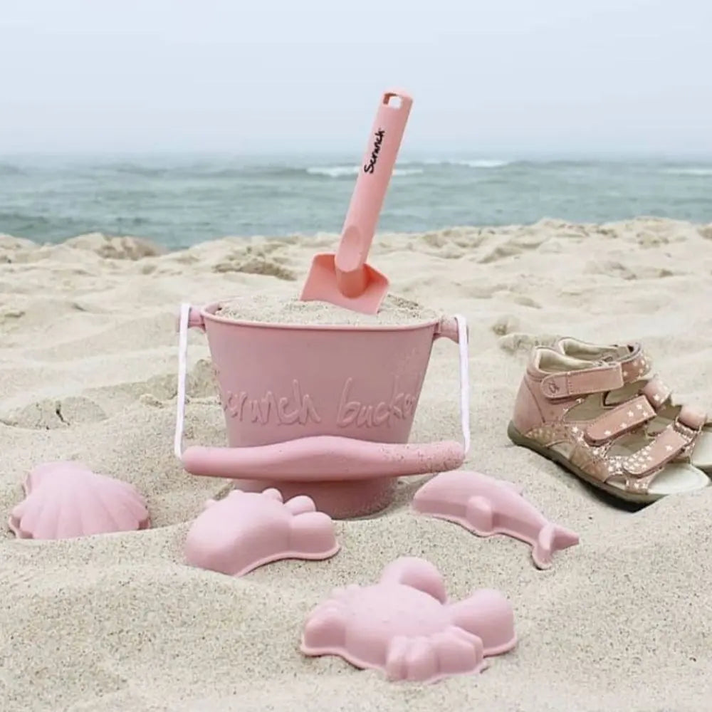 Scrunch Sand Moulds - Footprint Set in Old Rose