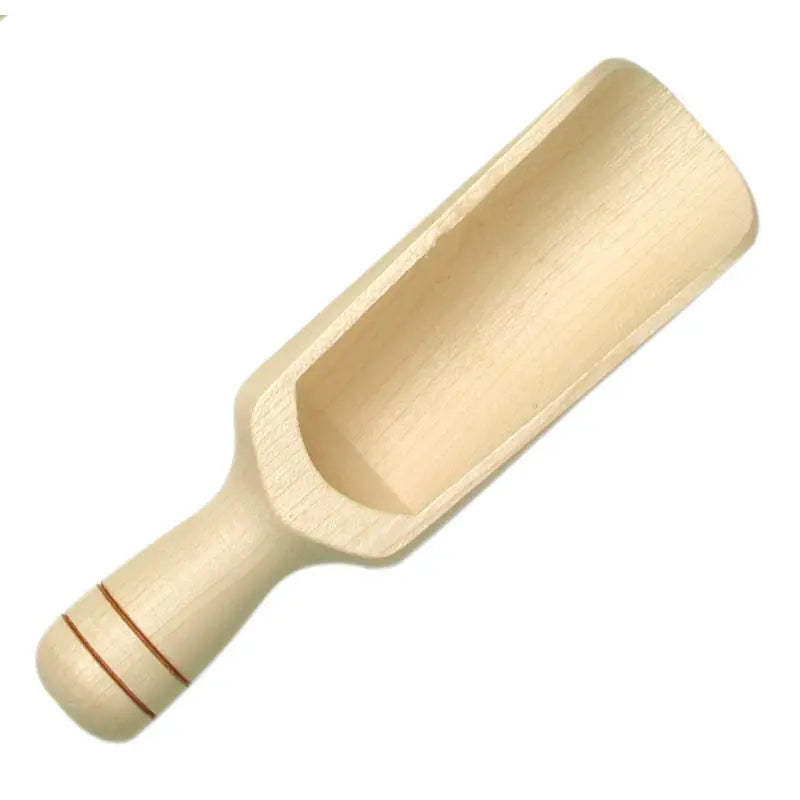 child size wooden scoop