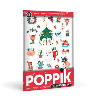 Poppik Mini Discovery Sticker Poster - Christmas