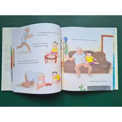 Grandpa Across the Ocean book for children