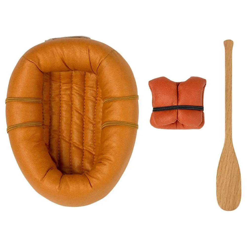 Maileg Rubber Boat for Mice - Dusty Yellow