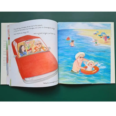 Grandpa Across the Ocean book for children