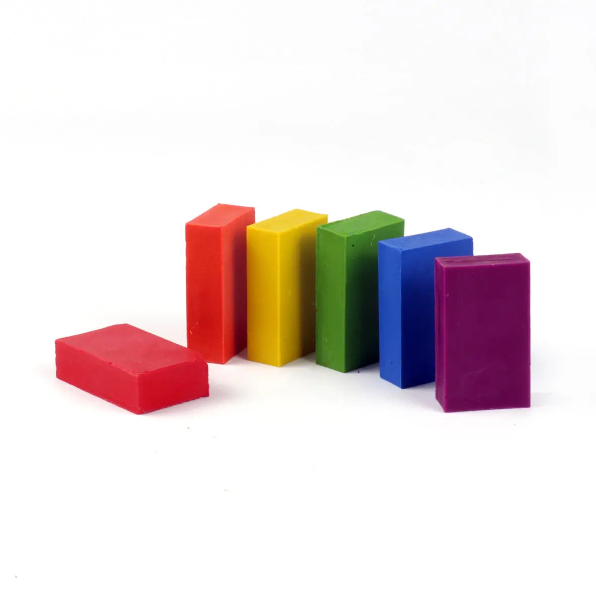 Natural beeswax crayon blocks