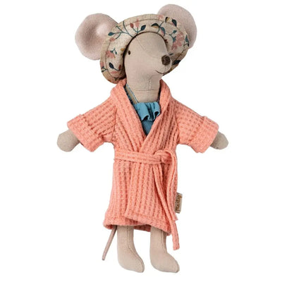 Maileg Coral Bathrobe for Mum/Dad Mouse
