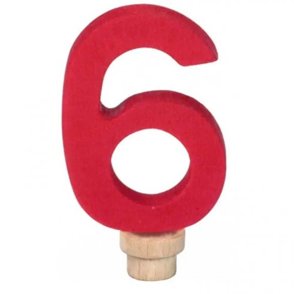 Decorative Number for Celebration Ring - 6