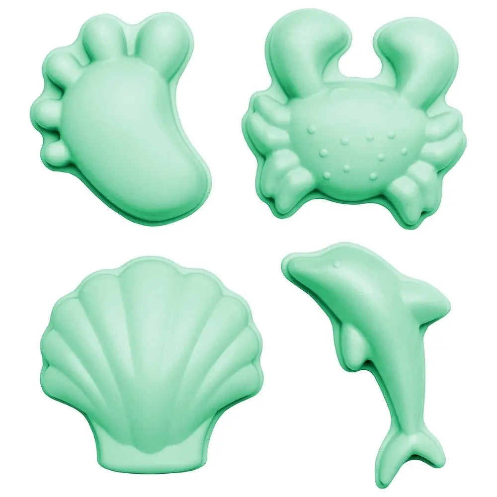 Scrunch Sand Moulds - Footprint Set in Spearmint