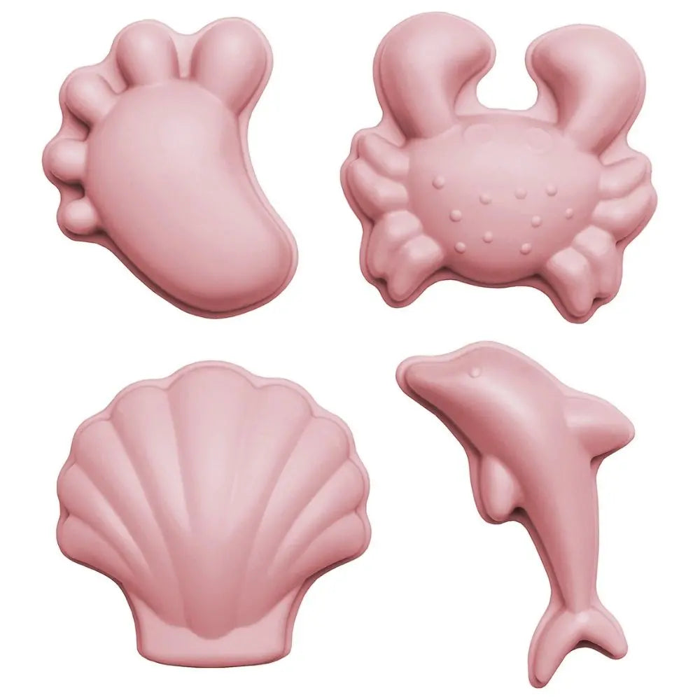 Scrunch Sand Moulds - Footprint Set in Old Rose