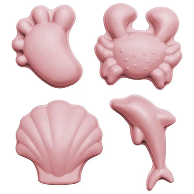 Scrunch Sand Moulds - Footprint Set in Old Rose