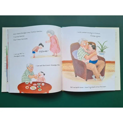 Grandpa Across the Ocean book for children