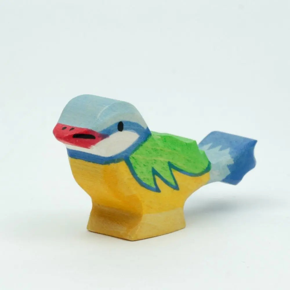 Holztiger blue tit wooden toy