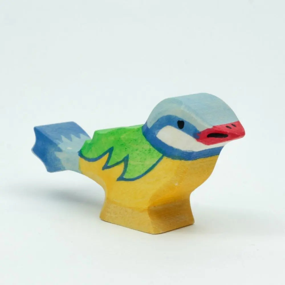 Holztiger blue tit wooden toy