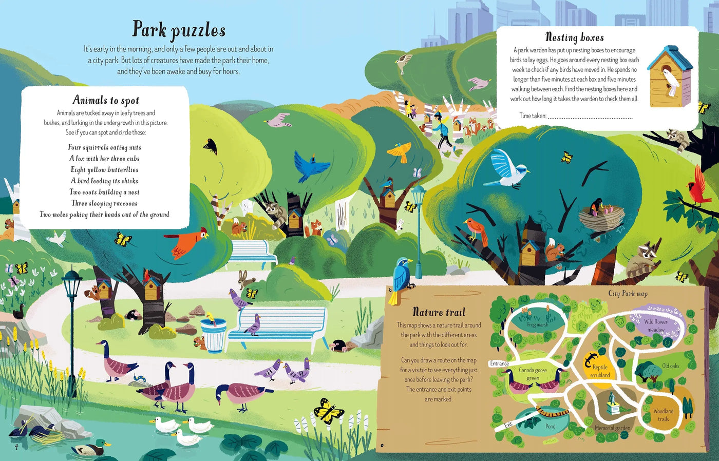 Usborne Nature Activity Book for kids