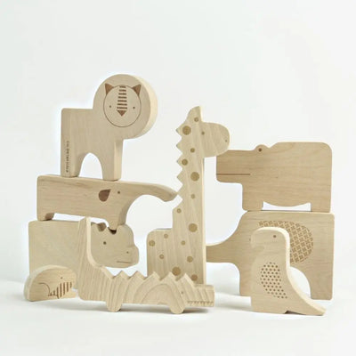 Safari Jungle Wooden Puzzle and Play