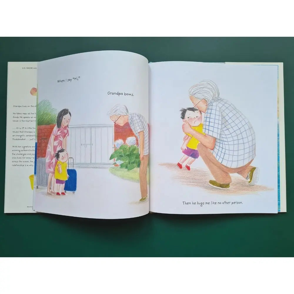 Grandpa Across the Ocean book for children