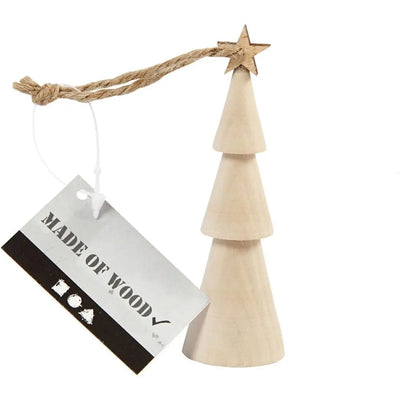 Wooden Christmas Tree Decoration