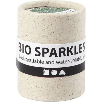 Bio Sparkles - Biodegradable Glitter, 10 G - Green