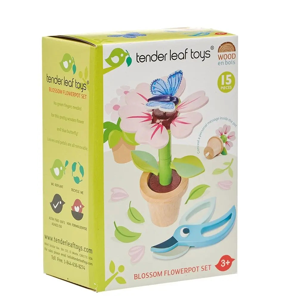 Tender Leaf Toys Blossom Flowerpot Set