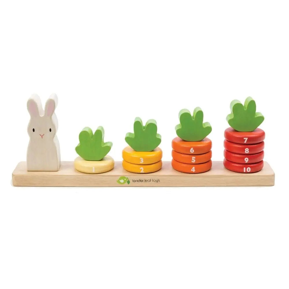 Tender Leaf Toys Counting Carrots