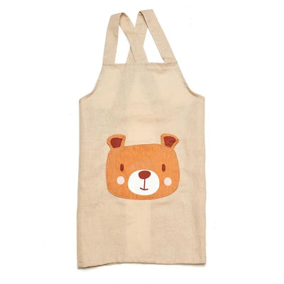 ThreadBear Linen Apron - Bear