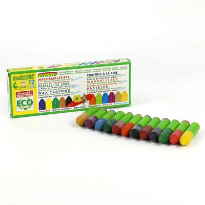 OkoNorm 12 Chubby Mini Beeswax Crayons